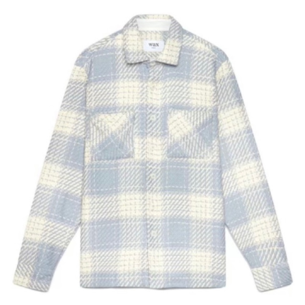 WAX LONDON Whiting Cotton Plaid Regular Fit Button Down